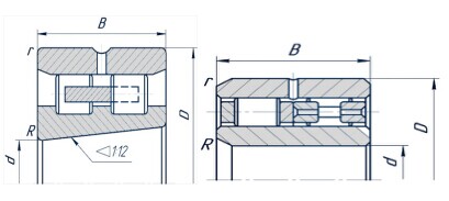 Double Row Cylindrical Roller Bearings